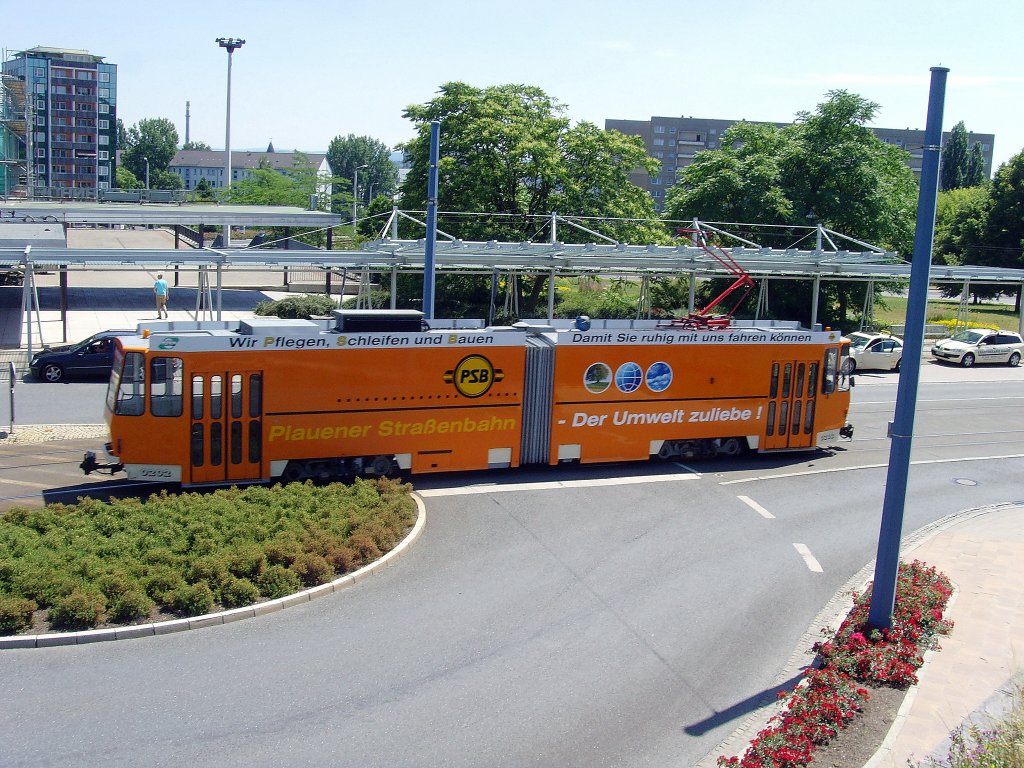 Arbeitswagen am oberen Bahnhof Plauen