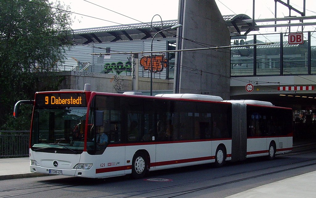 Bus nach Daberstedt am hauptbahnhof Erfurt, 2010