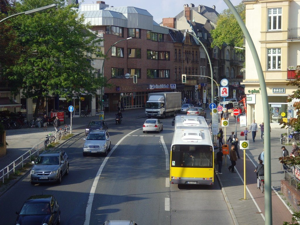 Bus in Zehlendorf unterwegs am 10.9.2010