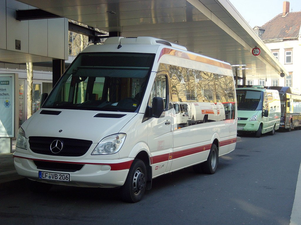 EVAG-Kleinbus am Busbahnhof Erfurt Mrz 2011