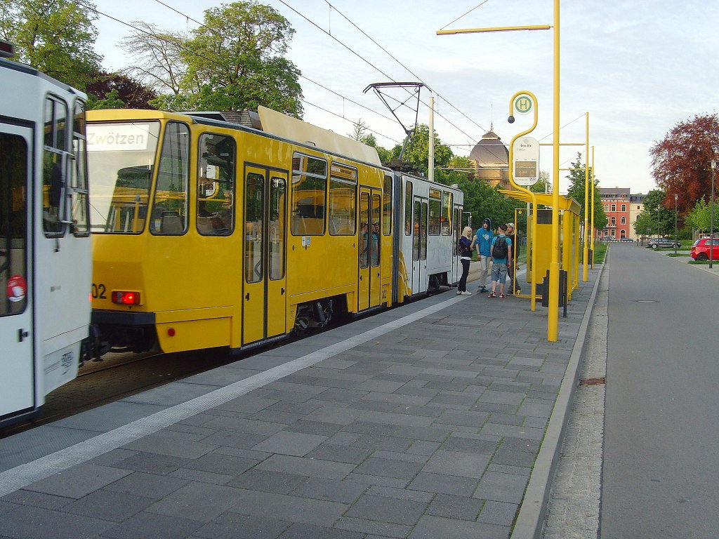 Haltestelle Orangerie in Gera - Linie 1