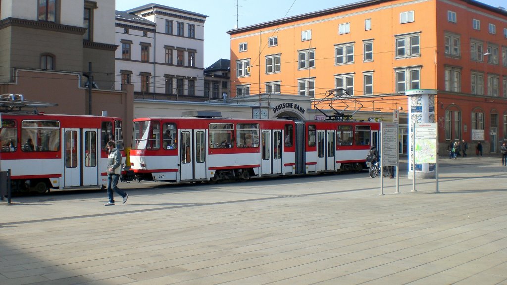 KT4D-Zug am Bahnhof, Erfurt 2010