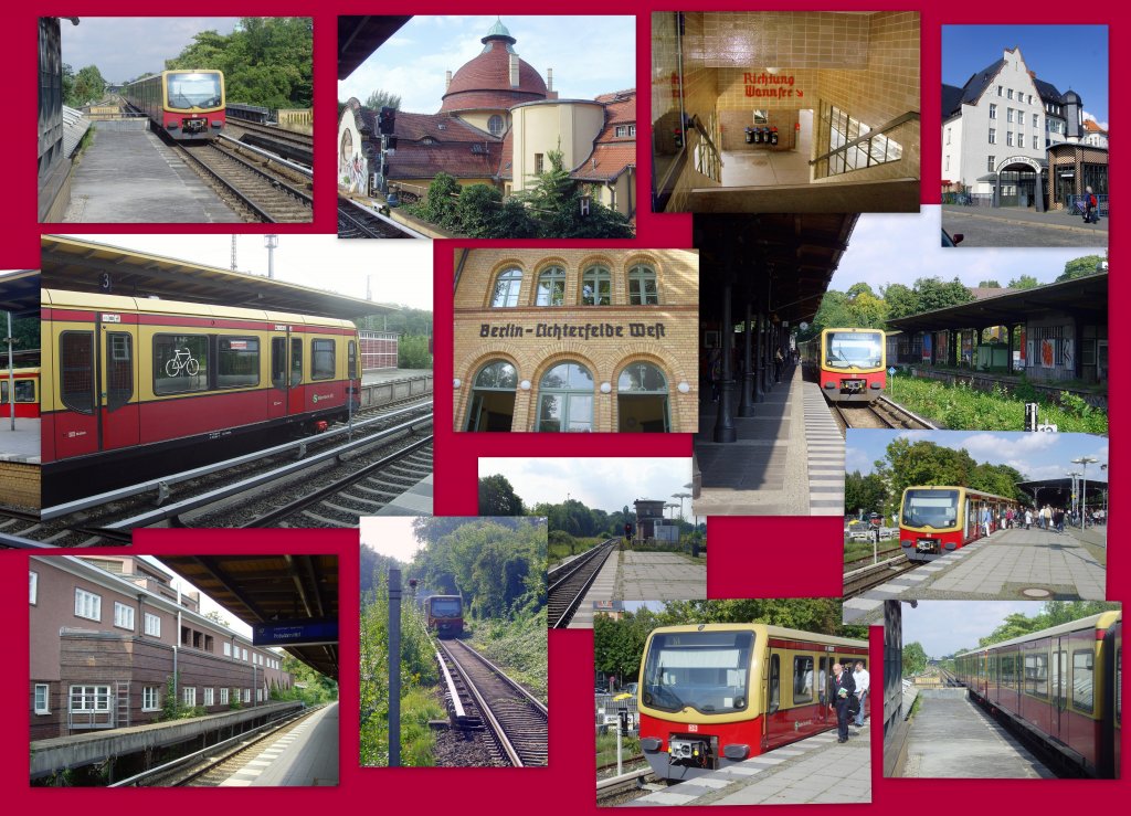 S-Bahn S 1 zw. Rathaus Steglitz und Wannsee