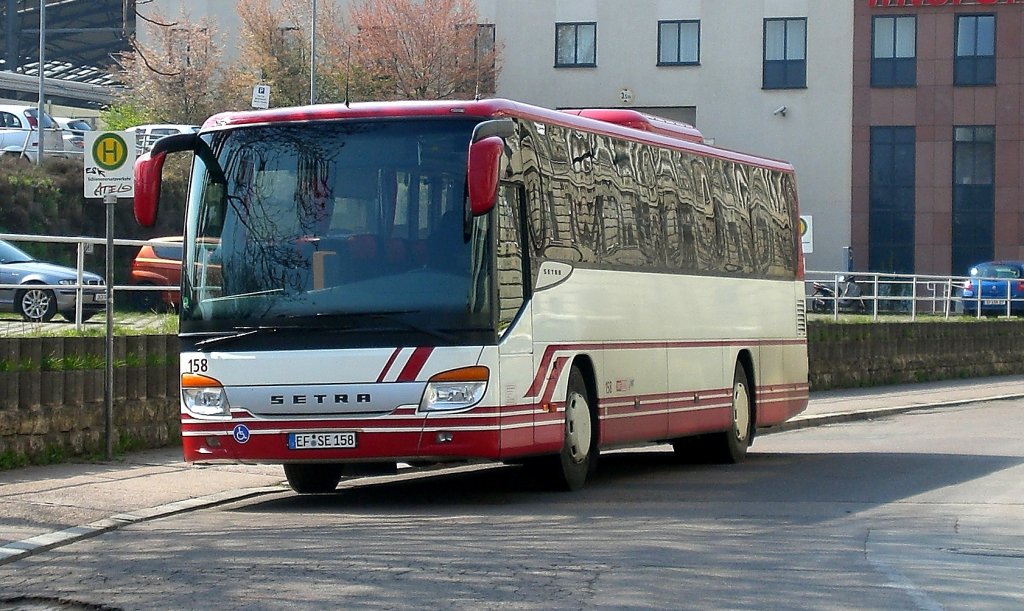 Setra-Bus der EVAG (158), Erfurt 13.4.2010