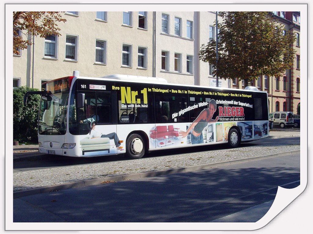 Stadtbus auf der Linie 9, Erfurt 2010