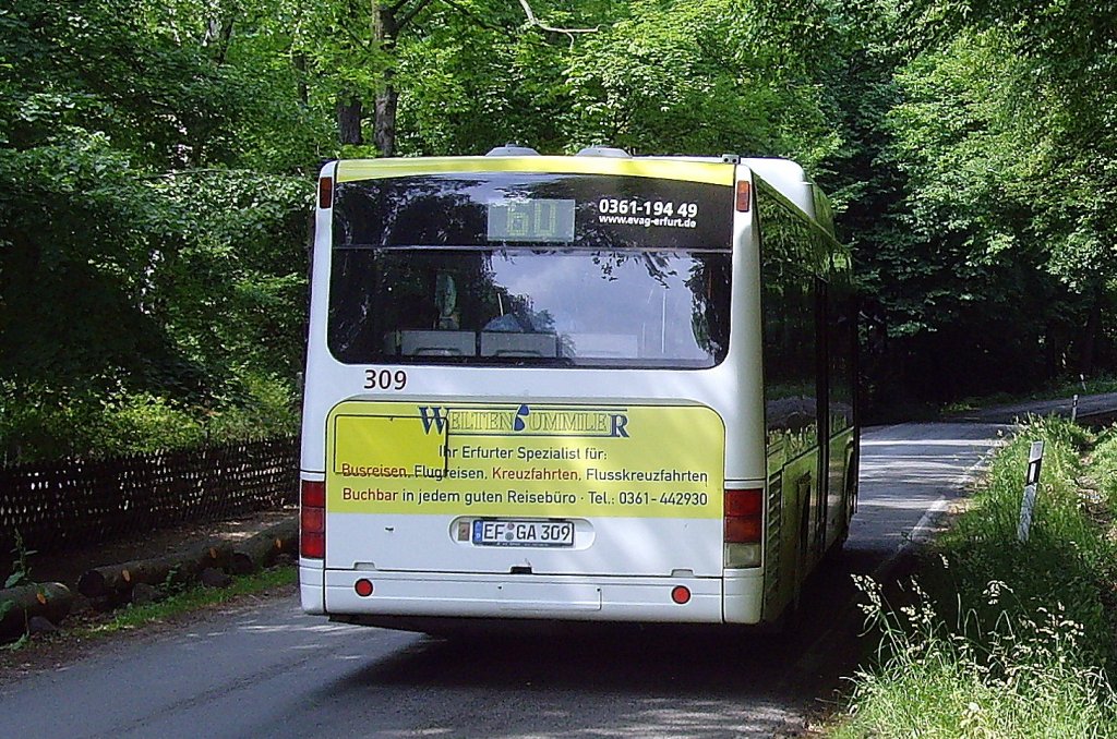 Stadtbus durch den Steiger, JULI 2010