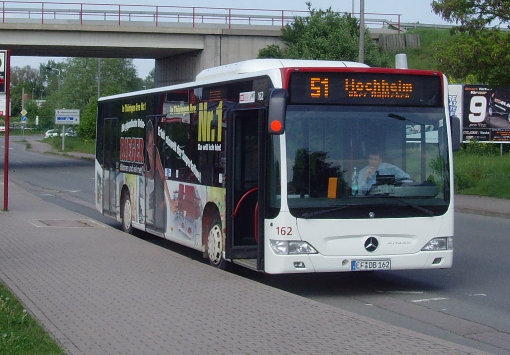 Stadtbus nach Hochheim am Urbicher Kreuz, Mai 2010