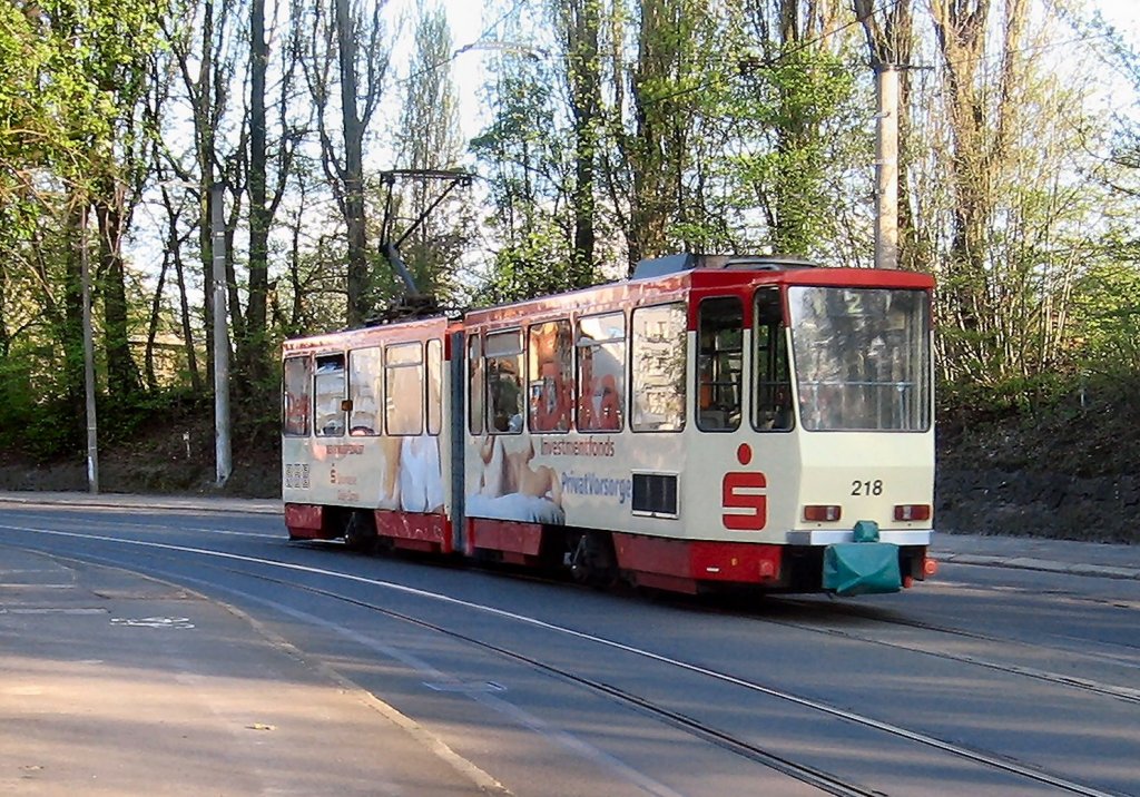 Tw 218 der Frankfurter Strassenbahn, 2.5.2006