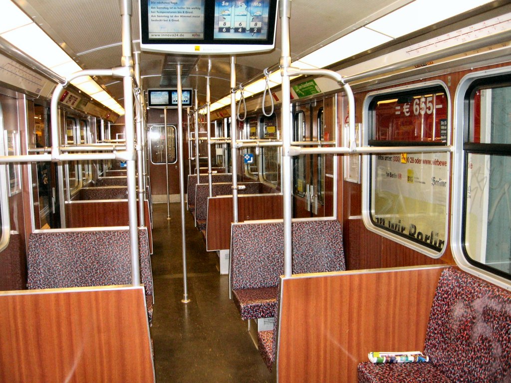 U-Bahnwagen auf der U6 im Einsatz, Berlin 2007