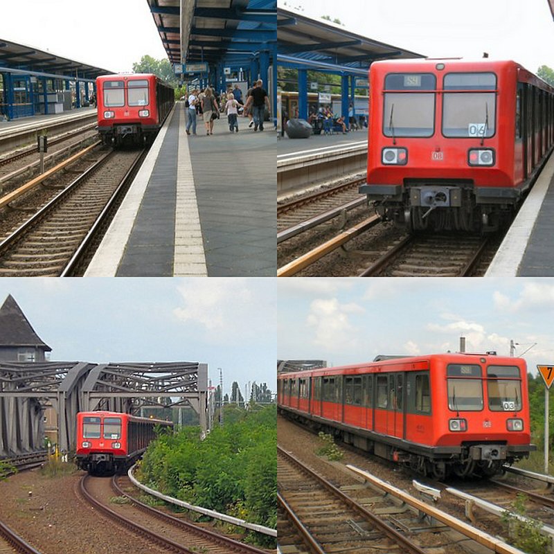 BR 485 in rot - S-Bhf Treptower Park, 2007