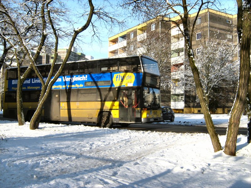 Bus in Spandau, Januar 2009