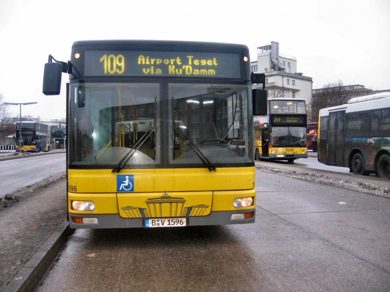 Linienbus zum Airport Tegel, 2007