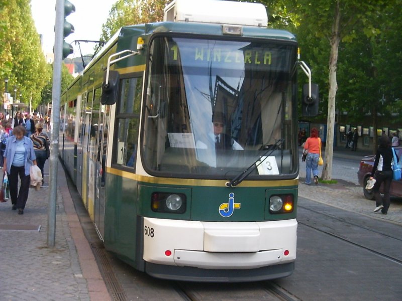 Niederflurbahn in Jena, 2006