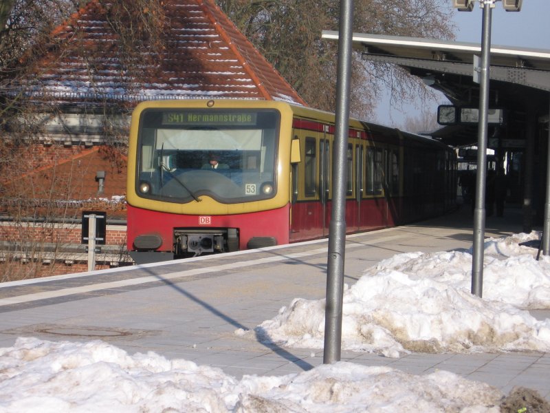 S 41 nach hermannstrasse, Winter 2006