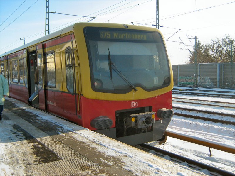 S 75 in Stresow, Januar 2009