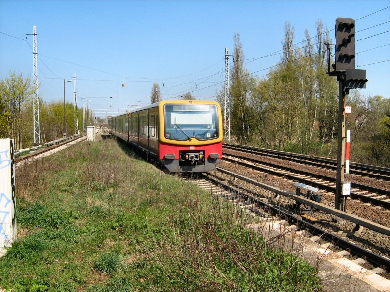 S-Bahn bei Karow, Ostern 2009