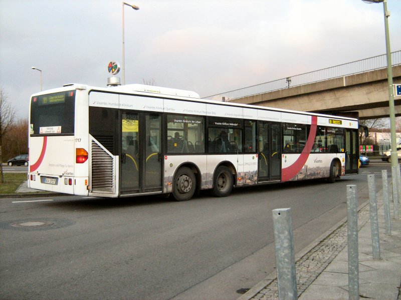 Stadtbus am Elsterwerdaer Platz, Mrz 2009