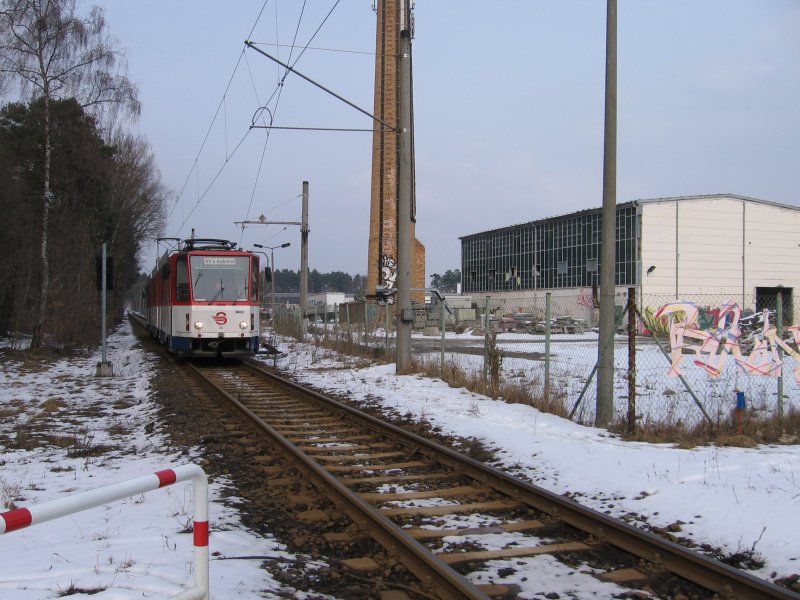 Strausberger Eisenbahn im Winter 2006