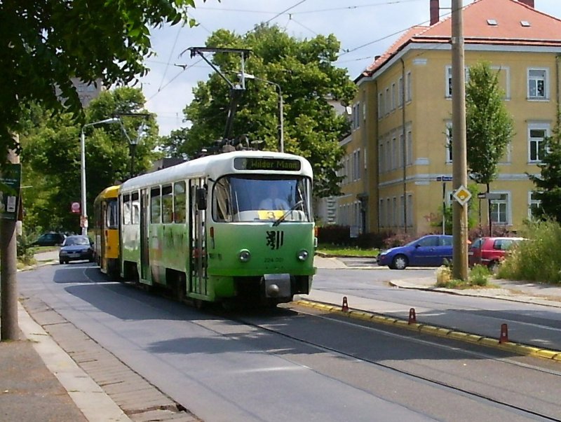 Tatra-Zug in DResden, 2004