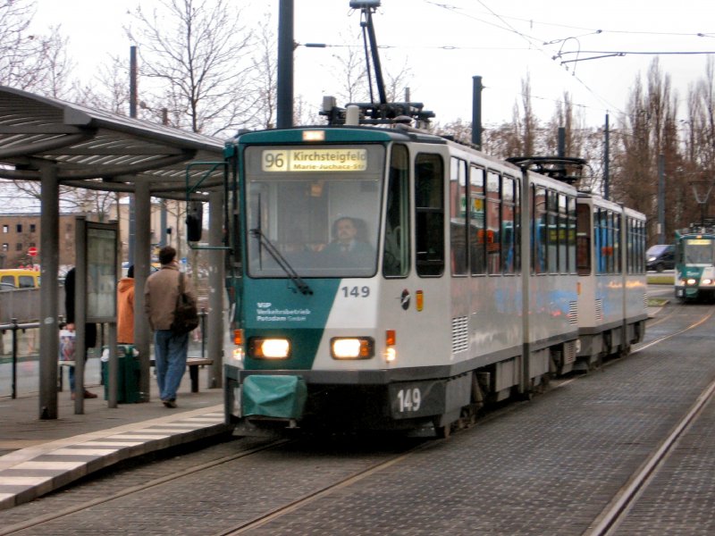 Tatra-Zug der Linie 96, Potsdam 2006