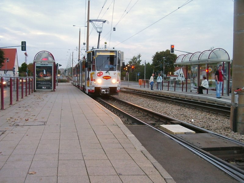 TATRA-Zug in der Nordhuser Strasse, Erfurt 2006