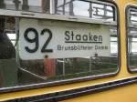 Erinnerung an die Linie 92 nach Staaken, 2007