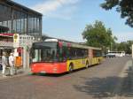 Herbeigeschaffte bahnbusse als S-Bahnersatzverkehr ab Bhf Zoo, hier am letzten Einsatztag den 2.