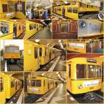 Hist. U-Bahnzug D (2000/..) im Sonderverkehr auf der U 7 2009