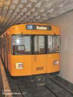 U-Bahn/19525/halt-im-u-bhf-blissestrasse-u-7 Halt im U-Bhf Blissestrasse, U 7 - Juni 2009