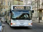O-Bus/42098/obus-nach-ostend-in-der-innenstadt Obus nach Ostend in der Innenstadt, Eberswalde November 2009
