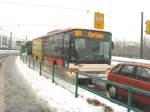 Busverkehr im Schneetreiben, Potsdam 2.2.2010