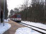 Winterbetrieb 2006 auf der Strausberger Eisenbahn