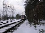 Strassenbahn/10085/ausweichstelle-der-eingleisigen-strecke-winter-2006 Ausweichstelle der eingleisigen Strecke, Winter 2006