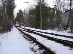Ausweiche auf der Strausberger Eisenbahn, Winter 2006