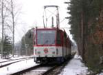 Tw 23 unterwegs nach Strausberg, Winter 2006