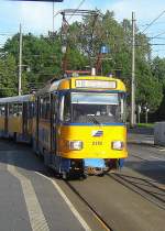 Strassenbahn/78662/tatra-zug-nach-knautkleeberg-leipzig-juni-2010 Tatra-Zug nach Knautkleeberg, Leipzig Juni 2010