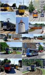 Strassenbahnen in Plaauen Vogtland - alles KT4D im Linienverkehr