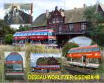 Doppelstocktriebwagen auf der Dessau-Wrlitzer Eisenbahn, Sept.