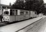 thuringerwaldbahn/87331/tw-38-mit-beiwagen-in-tabarz Tw 38 mit Beiwagen in Tabarz, Sonderfahrt zum 60. Jubilum