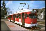thuringerwaldbahn/87337/tw-408-in-tabarz-1993-dia Tw 408 in Tabarz (1993, Dia)