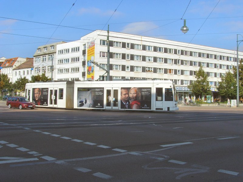 Tw der Linie 3 der Dessauer Strassenbahn, 12. 9. 2009