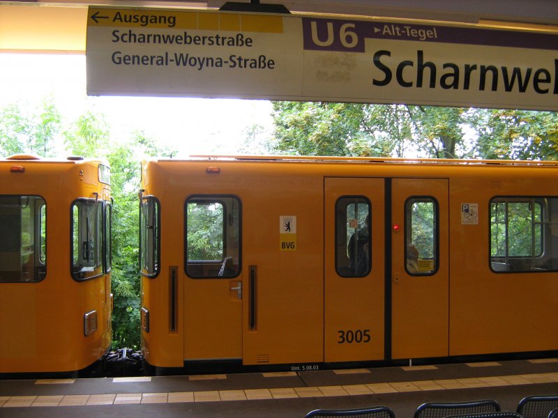 U 6 - oberirdisch - Scharnweberstrasse, 2007