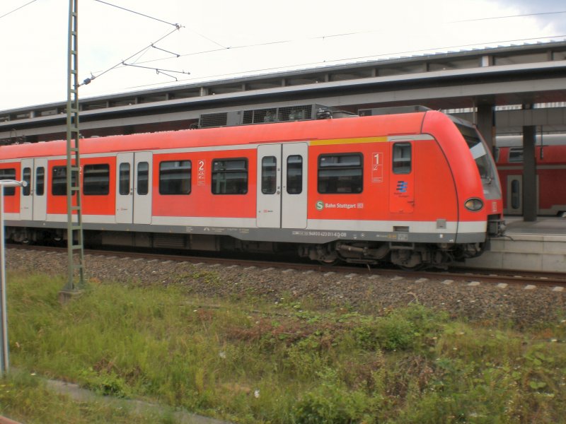 Zug der S-Bahn Stuttgart in Berlin-Gesundbrunnen zur Fahrt als S-Bahn nach Sdkreuz, Berlin Juli 2009