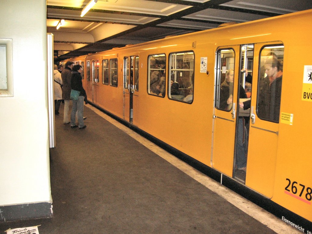 Auf der U6, Berlin 30.1.2007