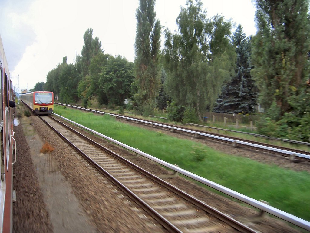 Begegnung mit der S-Bahn 2005