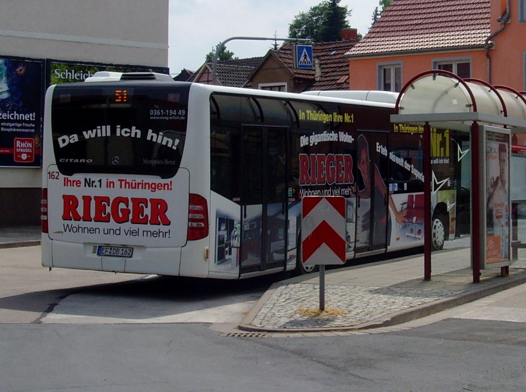 Bus-Linie 51 in Erfurt-Hochheim, JULI 2010