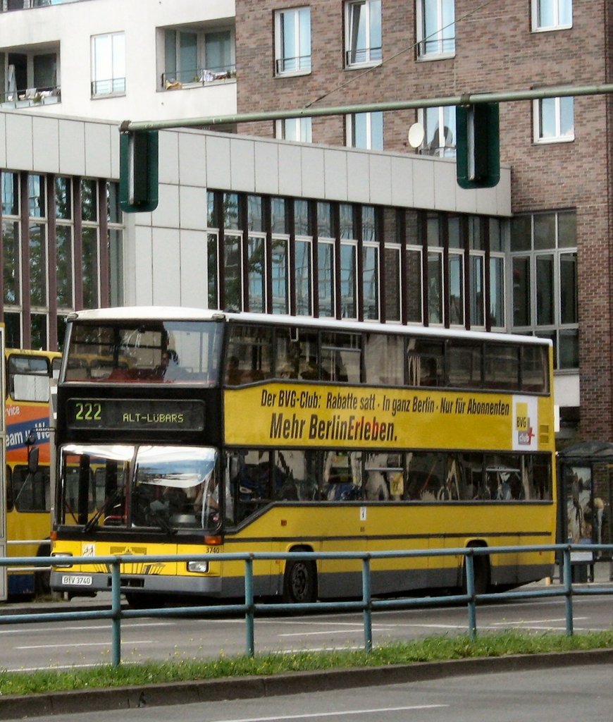 Doppelstockbus in Tegel, Berlin 13.9.2009