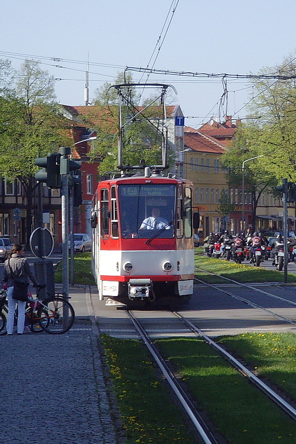 KT4D in der Magdeburger Allee, 23.4.2010