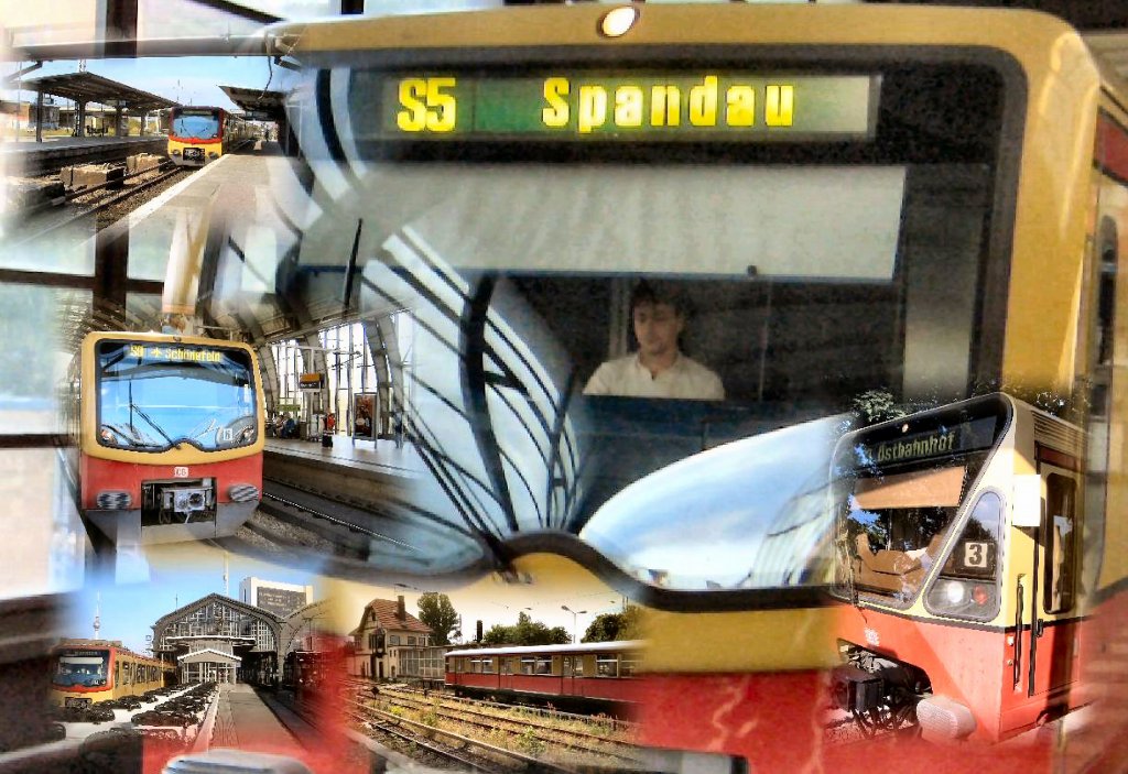 Montage Berliner S-Bahn 2006