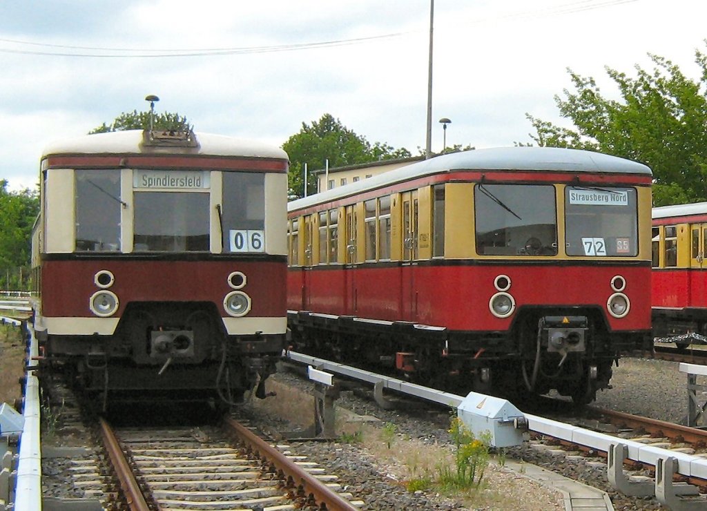 S-bahnen in Erkner, 2.6.2007